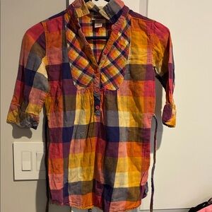 Mossimo Supply Company Plaid Tunic Top